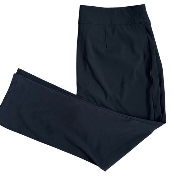 Good American Plus The Exec Ankle-Zip‎ Stretch High Rise Pants Black Size 4XL - Picture 6 of 11